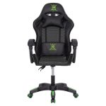 ΠΟΛΥΘΡΟΝΑ GAMING LOOT HM1204 ΜΑΥΡΟ-ΠΡΑΣΙΝΟ PVC 60x60x120Υεκ. - Image 3
