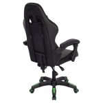 ΠΟΛΥΘΡΟΝΑ GAMING LOOT HM1204 ΜΑΥΡΟ-ΠΡΑΣΙΝΟ PVC 60x60x120Υεκ. - Image 6