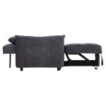 ΠΟΛΥΘΡΟΝΑ-ΚΡΕΒΑΤΙ ORYN HM3307.01 ΓΚΡΙ ΥΦΑΣΜΑ 85x88x78Υεκ. - Image 6