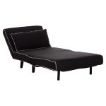 ΠΟΛΥΘΡΟΝΑ ΚΡΕΒΑΤΙ BRAXTON HM8425.03 ΜΑΥΡΟ ΥΦΑΣΜΑ 78x88x78Υεκ. - Image 4