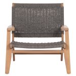 ΠΟΛΥΘΡΟΝΑ LOUNGE MONTER HM6241.02 ΞΥΛΟ ΑΚΑΚΙΑΣ ΦΥΣΙΚΟ-ΣΧΟΙΝΙ ΓΚΡΙ 63.5x60x69Υεκ - Image 3