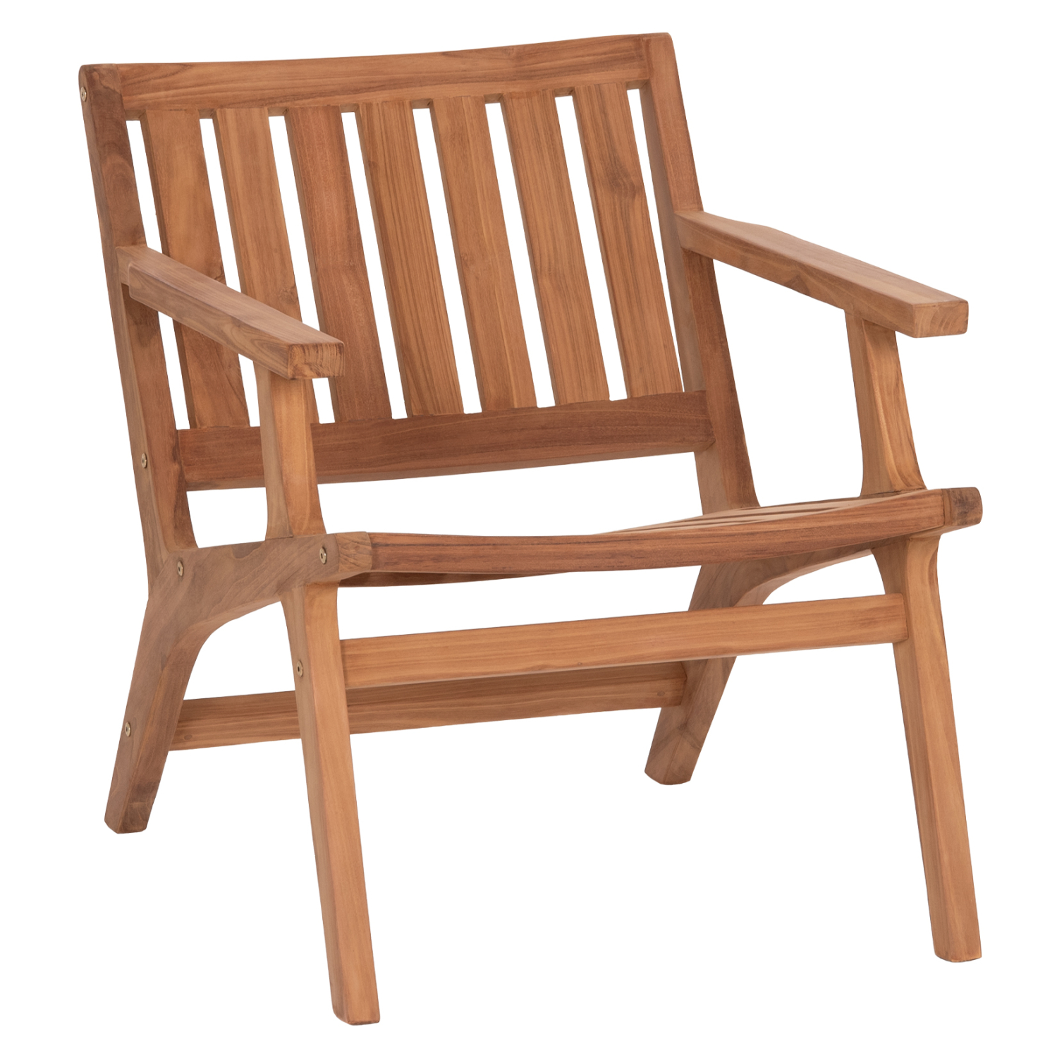 polythrona-lounge-fb96617-xylo-teak-se-f ΠΟΛΥΘΡΟΝΑ LOUNGE ARANIA HM6617 ΞΥΛΟ TEAK ΣΕ ΦΥΣΙΚΟ 59x65x69Υεκ. - Image 1