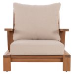 ΠΟΛΥΘΡΟΝΑ LOUNGE MIREX HM6641 ΞΥΛΟ ΑΚΑΚΙΑΣ ΦΥΣΙΚΟ-ΕΚΡΟΥ ΜΑΞΙΛΑΡΙΑ 80x96x62Υεκ - Image 3