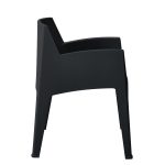 ΠΟΛΥΘΡΟΝΑ ΠΟΛΥΠΡΟΠΥΛΕΝΙΟΥ SLEEK HM6370.02 ΜΑΥΡΗ 68x63x82,5Υεκ. - Image 4