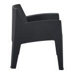 ΠΟΛΥΘΡΟΝΑ ΠΟΛΥΠΡΟΠΥΛΕΝΙΟΥ LOUNGE SLEEK HM6365.02 ΜΑΥΡΟ 62x68x73Υεκ. - Image 4