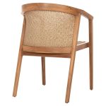 ΠΟΛΥΘΡΟΝΑ ΤΡΑΠΕΖΑΡΙΑΣ RENLY HM18239 ΞΥΛΟ ΤΕΑΚ ΦΥΣΙΚΟ-ΣΧΟΙΝΙ VIRO 60x59x82Υεκ. - Image 5