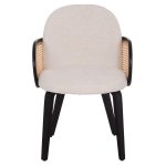 ΠΟΛΥΘΡΟΝΑ ΤΡΑΠΕΖΑΡΙΑΣ BECKER HM18246.02 PLYWOOD ΜΑΥΡΟ--ΕΚΡΟΥ ΥΦΑΣΜΑ 54x62x79Υεκ. - Image 3