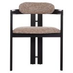 ΠΟΛΥΘΡΟΝΑ ΤΡΑΠΕΖΑΡΙΑΣ KALL HM18247.02 ΚΑΦΕ ΥΦΑΣΜΑ--PLYWOOD ΣΕ ΜΑΥΡΟ 56x45x73Υεκ - Image 3
