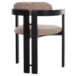 ΠΟΛΥΘΡΟΝΑ ΤΡΑΠΕΖΑΡΙΑΣ KALL HM18247.02 ΚΑΦΕ ΥΦΑΣΜΑ--PLYWOOD ΣΕ ΜΑΥΡΟ 56x45x73Υεκ - Image 5