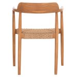 ΠΟΛΥΘΡΟΝΑ ΤΡΑΠΕΖΑΡΙΑΣ ROBBY HM18350 ΞΥΛΟ TEAK & ΣΧΟΙΝΙ VIRO ΦΥΣΙΚΟ 55x50x71Υεκ. - Image 6