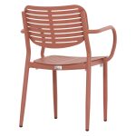 ΠΟΛΥΘΡΟΝΑ ΤΡΑΠΕΖΑΡΙΑΣ HILLIARD HM6644.08 ΑΛΟΥΜΙΝΙΟ ΣΕ TERRACOTTA 58x52x78Υεκ - Image 5