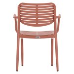 ΠΟΛΥΘΡΟΝΑ ΤΡΑΠΕΖΑΡΙΑΣ HILLIARD HM6644.08 ΑΛΟΥΜΙΝΙΟ ΣΕ TERRACOTTA 58x52x78Υεκ - Image 6