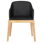 ΠΟΛΥΘΡΟΝΑ ΤΡΑΠΕΖΑΡΙΑΣ FURLAN HM9949.01 RUBBERWOOD ΣΕ ΟΑΚ-ΜΑΥΡΟ PU 54,5x58x78Υεκ. - Image 3