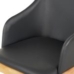 ΠΟΛΥΘΡΟΝΑ ΤΡΑΠΕΖΑΡΙΑΣ FURLAN HM9949.01 RUBBERWOOD ΣΕ ΟΑΚ-ΜΑΥΡΟ PU 54,5x58x78Υεκ. - Image 6