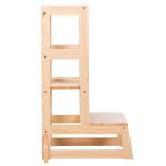 ΠΥΡΓΟΣ ΕΚΜΑΘΗΣΗΣ τ.MONTESSORI PEPE HM9291.01 ΞΥΛΟ ΠΕΥΚΟΥ ΦΥΣΙΚΟ 55x53x90Υεκ - Image 4