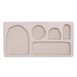 ΡΑΦΙ ΤΟΙΧΟΥ ΣΕΙΡΑ SANTORINI HM18063.01 MDF ΣΕ ΥΠΟΛΕΥΚΟ 120x18x60Υεκ. - Image 3