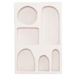 ΡΑΦΙΕΡΑ-ΚΟΜΜΟ ΣΕΙΡΑ SANTORINI HM18059 MDF ΣΕ ΥΠΟΛΕΥΚΟ 80x18x120Υεκ. - Image 3
