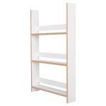 ΡΑΦΙΕΡΑ ΤΟΙΧΟΥ SANI HM18223.01 ΜΕΛΑΜΙΝΗ ΣΕ ΛΕΥΚΟ 60x10x90Υεκ. (3 ΡΑΦΙΑ) - Image 4