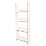 ΡΑΦΙΕΡΑ ΤΟΙΧΟΥ SANI HM18224.01 ΜΕΛΑΜΙΝΗ ΣΕ ΛΕΥΚΟ 60x10x120Υεκ. (4 ΡΑΦΙΑ) - Image 4