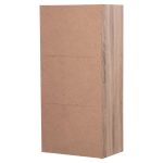 ΡΑΦΙΕΡΑ ΤΟΙΧΟΥ CUBICON HM9941.02 SONAMA OAK ΜΕΛΑΜΙΝΗ 38,5x23,5x80Υεκ. - Image 5