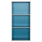 ΡΑΦΙΕΡΑ ΤΟΙΧΟΥ CUBICON HM9941.05 ΜΠΛΕ-ΛΕΥΚΗ ΜΕΛΑΜΙΝΗ 38,5x23,5x80Υεκ. - Image 3