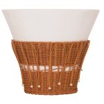 ΣΕΤ 2ΤΜΧ ΒΟΗΘΗΤΙΚΑ ΤΡΑΠΕΖΙΑ PERRAL HM21138.02 FIBER CEMENT ΛΕΥΚΟ-ΦΥΣΙΚΟ RATTAN - Image 4