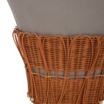 ΣΕΤ 2ΤΜΧ ΒΟΗΘΗΤΙΚΑ ΤΡΑΠΕΖΙΑ PERRAL HM21138.03 FIBER CEMENT ΓΚΡΙ--ΦΥΣΙΚΟ RATTAN - Image 6