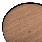 ΣΕΤ 2ΤΜΧ ΤΡΑΠΕΖΙΑ ΣΑΛΟΝΙΟΥ DUNCAN HM21081 MDF ΚΑΙ ΚΕΡΑΜΙΚΟ TOP Φ80εκ & Φ45εκ - Image 5