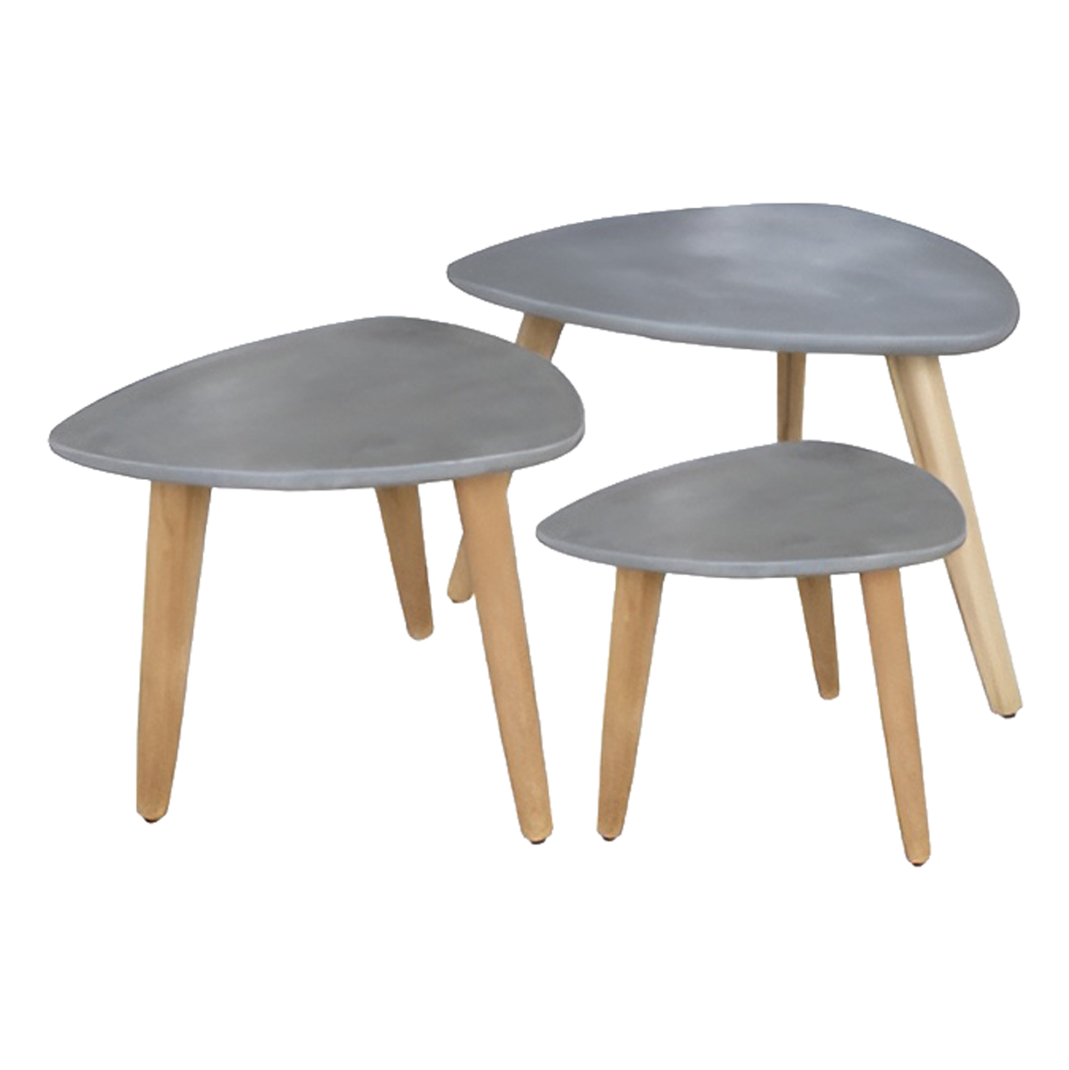 set-3-boithitika-trapezakia-fb91073401-f ΣΕΤ 3 ΒΟΗΘΗΤΙΚΑ ΤΡΑΠΕΖΑΚΙΑ PRANTIS HM10734.01 FIBER CEMENT ΓΚΡΙ-ΠΟΔΙΑ ΑΚΑΚΙΑΣ - Image 1