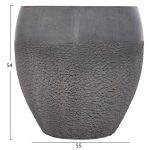 ΣΕΤ 3ΤΜΧ ΓΛΑΣΤΡΕΣ ΣΕΙΡΑ GARDENER HM4725 FIBERCLAY-ΣΕ ΣΚΟΥΡΟ CEMENT ΧΡΩΜΑ Φ55x54Υεκ - Image 3