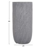 ΣΕΤ 3ΤΜΧ ΓΛΑΣΤΡΕΣ ΚΥΛΙΝΔΡΟΙ ΣΕΙΡΑ GARDENER HM4720 FIBERCLAY-ΧΡΩΜΑ CEMENT Φ44x79Υεκ - Image 5