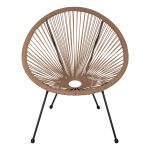 ΣΕΤ ΕΞΩΤΕΡΙΚΟΥ ΧΩΡΟΥ 3ΤΜΧ ACAPULCO HM21100 TWISTED WICKER-ΜΕΤΑΛΛΟ - Image 4
