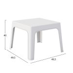 ΣΕΤ LOUNGE 3ΤΜΧ SLEEK HM21274.01 ΛΕΥΚΟ ΠΟΛΥΠΡΟΠΥΛΕΝΙΟ - Image 2