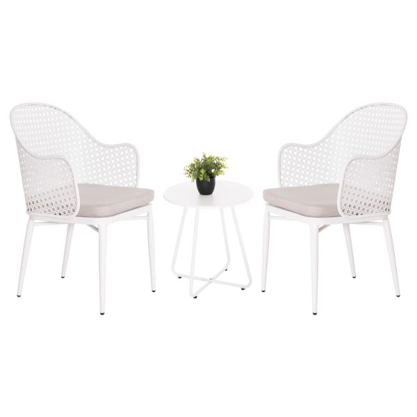 ΣΕΤ LOUNGE 3TMX ΕΞ.ΧΩΡΟΥ OREGO HM21107.02 ΑΛΟΥΜΙΝΙΟ & ΜΕΤΑΛΛΟ ΣΕ ΛΕΥΚΟ