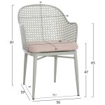ΣΕΤ LOUNGE 3TMX ΕΞ.ΧΩΡΟΥ OREGO HM21107.06 ΑΛΟΥΜΙΝΙΟ & ΜΕΤΑΛΛΟ ΣΕ ΦΥΣΤΙΚΙ - Image 2
