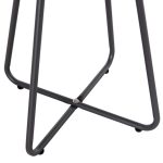 ΣΕΤ LOUNGE 3TMX ΕΞ.ΧΩΡΟΥ PONY HM21193 ΜΕΤΑΛΛΟ ΣΕ ΓΚΡΙ--ΣΥΝΘ.RATTAN ΣΕ ΛΕΥΚΟ-ΜΑΥΡΟ - Image 5