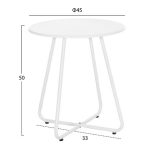 ΣΕΤ LOUNGE 3TMX ΕΞ.ΧΩΡΟΥ PONY HM21193.02 ΜΕΤΑΛΛΟ ΚΑΙ ΣΥΝΘ.RATTAN ΣΕ ΛΕΥΚΟ-ΜΑΥΡΟ - Image 2