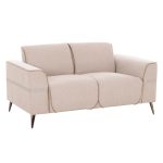 ΣΕΤ ΣΑΛΟΝΙ 2ΤΜΧ 3Θ+2Θ FERIN HM6070.12 ΕΚΡΟΥ ΥΦΑΣΜΑ ΜΕ ΜΕΤΑΛΛΙΚΑ ΠΟΔΙΑ - Image 4