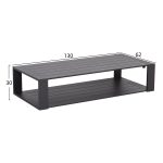 ΣΕΤ ΣΑΛΟΝΙ 4ΤΜΧ LAITH HM6551.01 ΑΛΟΥΜΙΝΙΟ & ΜΑΞΙΛΑΡΙΑ ΓΚΡΙ - Image 4