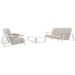 ΣΕΤ ΣΑΛΟΝΙ 4ΤΜΧ LAITH HM6551.02 ΑΛΟΥΜΙΝΙΟ & ΜΑΞΙΛΑΡΙΑ ΣΕ ΚΡΕΜ - Image 6