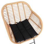 ΣΕΤ ΣΑΛΟΝΙ ΕΞΩΤΕΡΙΚΟΥ ΧΩΡΟΥ 4ΤΜΧ ALLEGRA HM21052 WICKER-ΜΕΤΑΛΛΟ - Image 5