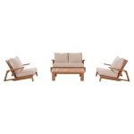 ΣΕΤ ΣΑΛΟΝΙ LOUNGE 4ΤΜΧ MIREX HM6521 ΞΥΛΟ ΑΚΑΚΙΑΣ--ΠΟΛΥΕΣΤΕΡΙΚΑ ΜΑΞΙΛΑΡΙΑ ΕΚΡΟΥ - Image 5