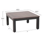 ΣΕΤ ΣΑΛΟΝΙ ΠΟΛΥΜΟΡΦΙΚΟ DEX 3TMX HM6090 ΑΛΟΥΜΙΝΙΟ ΣΕ ΑΝΘΡΑΚΙ & ΚΑΦΕ-ΜΑΥΡΑ ΜΑΞΙΛΑΡΙΑ - Image 3