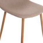 ΣΕΤ ΤΡΑΠΕΖΑΡΙΑΣ 5ΤΜΧ ΕΣ.ΧΩΡΟΥ JAFARU HM10885.12 ΣΤΡΟΓΓΥΛΟ ΤΡΑΠΕΖΙ Φ90 & 4 ΚΑΡΕΚΛΕΣ--ΜΠΕΖ - Image 6