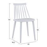 ΣΕΤ ΤΡΑΠΕΖΑΡΙΑΣ 5ΤΜΧ OFIRA HM10634 MDF TOP ΣΕ SONAMA--ΛΕΥΚΕΣ ΚΑΡΕΚΛΕΣ - Image 3
