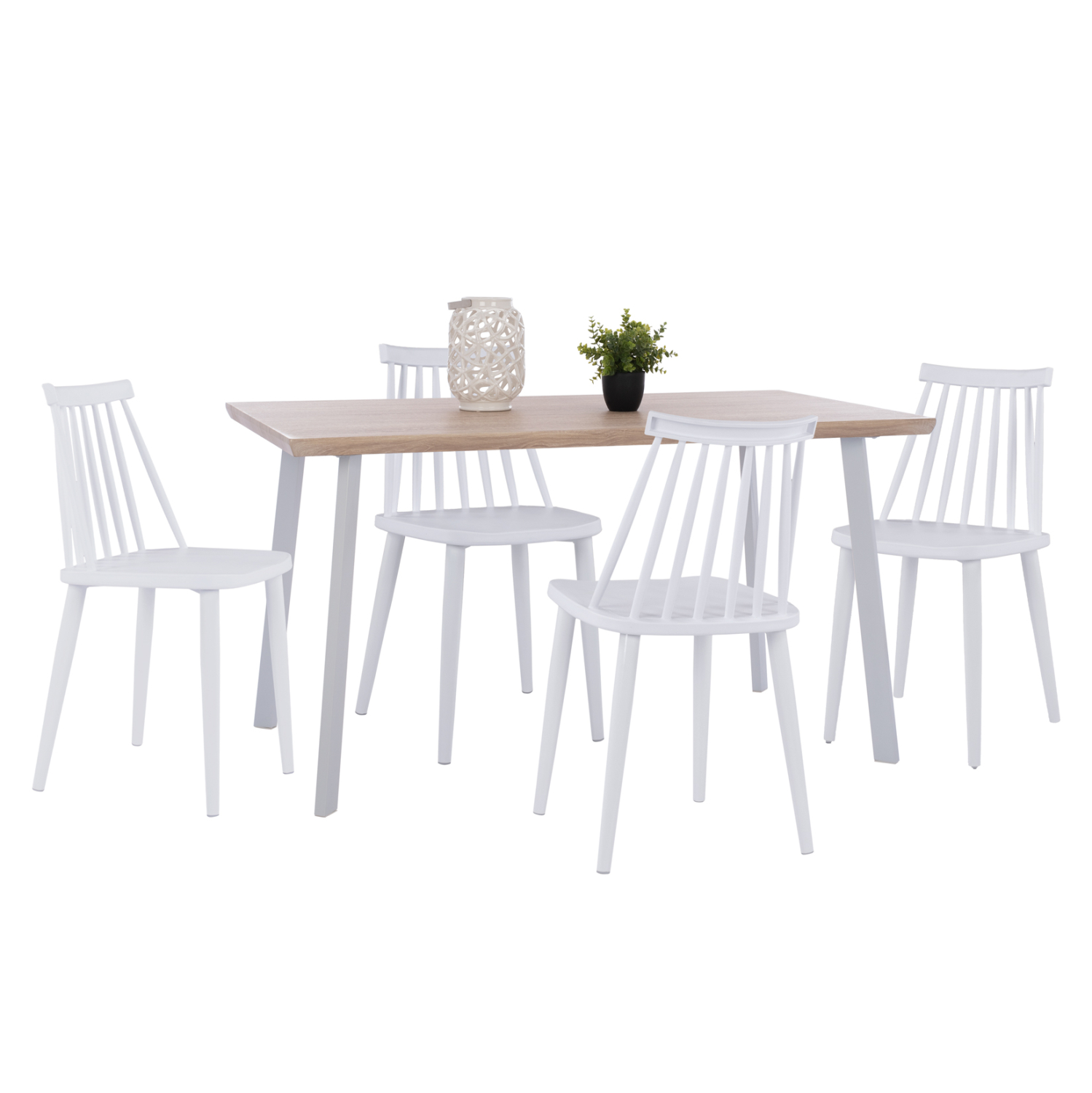 set-trapezarias-5tmch-fb910634-mdf-top-s ΣΕΤ ΤΡΑΠΕΖΑΡΙΑΣ 5ΤΜΧ OFIRA HM10634 MDF TOP ΣΕ SONAMA--ΛΕΥΚΕΣ ΚΑΡΕΚΛΕΣ - Image 1