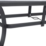ΣΕΤ ΤΡΑΠΕΖΑΡΙΑΣ 5ΤΜΧ BECK HM10729.01 ΚΑΡΕΚΛΕΣ ΜΕΤΑΛΛΙΚΕΣ & ΤΡΑΠΕΖΙ 140x80εκ ΓΚΡΙ - Image 5