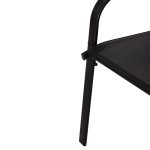 ΣΕΤ ΤΡΑΠΕΖΑΡΙΑΣ 5ΤΜΧ ADAM HM10896.03 ΤΡΑΠΕΖΙ 120x70εκ & 4 ΠΟΛΥΘΡΟΝΕΣ--ΜΑΥΡΟ - Image 6