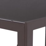 ΣΕΤ ΤΡΑΠΕΖΑΡΙΑΣ 5ΤΜΧ ENDIKA HM21011 ΚΑΡΕΚΛΕΣ ΜΕ ΜΑΞΙΛΑΡΙ & ΤΡΑΠΕΖΙ 150x90εκ ΚΑΦΕ - Image 3