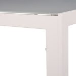ΣΕΤ ΤΡΑΠΕΖΑΡΙΑΣ 5ΤΜΧ DUPRE HM21021 ΚΑΡΕΚΛΕΣ ΑΛΟΥΜ. & ΜΕΤΑΛ.ΤΡΑΠΕΖΙ 150x90εκ--ΛΕΥΚΟ - Image 4